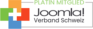 Logo Platin-Mitgliedschaft des Joomla-Verband Schweiz